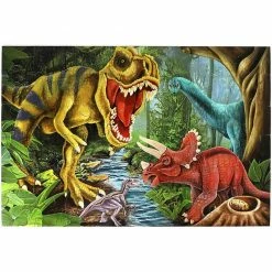 Blue Panda Giant Jigsaw Floor Puzzle For Kids, Dinosaur (2.9 X 1.9 Ft, 35.3 X 23.5 In, 48 Pieces) 9 Blue Panda Giant Jigsaw Floor Puzzle For Kids, Dinosaur (2.9 X 1.9 Ft, 35.3 X 23.5 In, 48 Pieces)