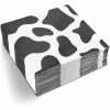 Blue Panda Cow Print Farm Animal Party Paper Napkins (6.5 X 6.5 In, 100 Pack) 2 Blue Panda Cow Print Farm Animal Party Paper Napkins (6.5 X 6.5 In, 100 Pack)