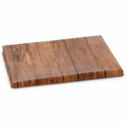 Blue Panda Special Occasions Wood Grain Plastic Tablecloths, Party Table Covers (54 X 108 Inches, 3 Pack)