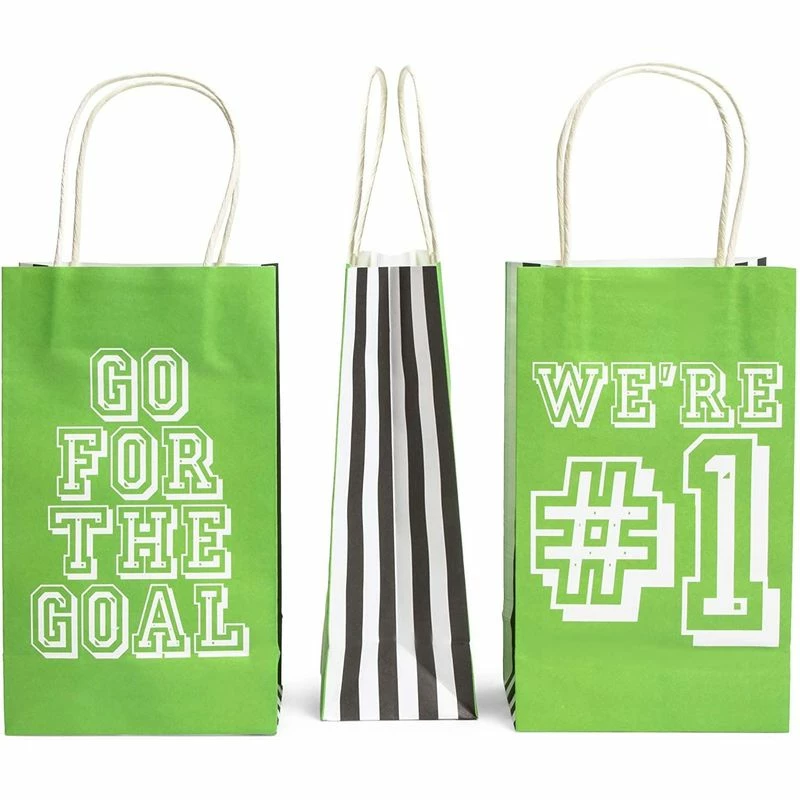 Blue Panda Soccer Party Favor Gift Bags With Handles (5 X 9 X 3 In, 24 Pack) Party Bags And Boxes 8 Blue Panda Soccer Party Favor Gift Bags With Handles (5 X 9 X 3 In, 24 Pack) Party Bags And Boxes