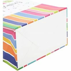 Blue Panda Feliz Cumpleanos Gift Bags With Handles For Birthday Parties (9 X 5.3 In, 24 Pack) Party Bags And Boxes