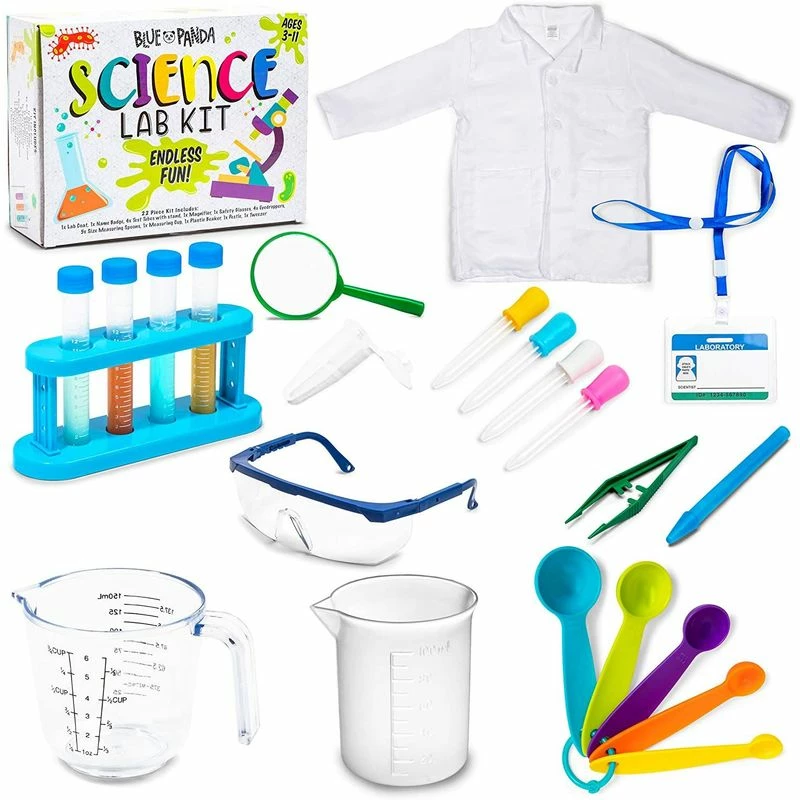 Games Blue Panda Kids Science Experiment Lab Kit (22 Pieces) 3 Games Blue Panda Kids Science Experiment Lab Kit (22 Pieces)