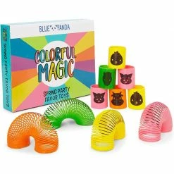 Blue Panda Farm Animal Spring Toys, Kids Birthday Party Favors (1.75 X 2 In, 24 Pack) 12 Blue Panda Farm Animal Spring Toys, Kids Birthday Party Favors (1.75 X 2 In, 24 Pack)