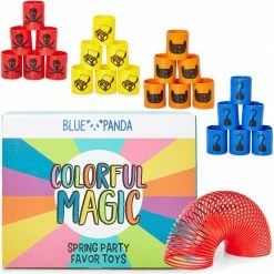 Blue Panda Pirate Spring Toys, Kids Birthday Party Favors (1.75 X 2 In, 24 Pack)