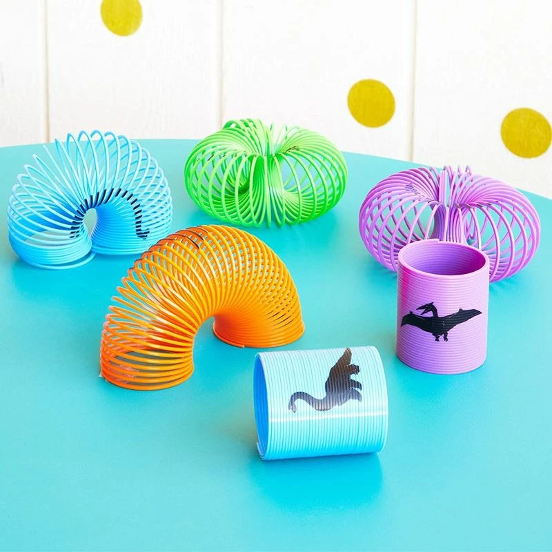 Blue Panda Dinosaur Spring Toys, Kids Birthday Party Favors (1.75 X 2 In, 24 Pack) 4 Blue Panda Dinosaur Spring Toys, Kids Birthday Party Favors (1.75 X 2 In, 24 Pack)