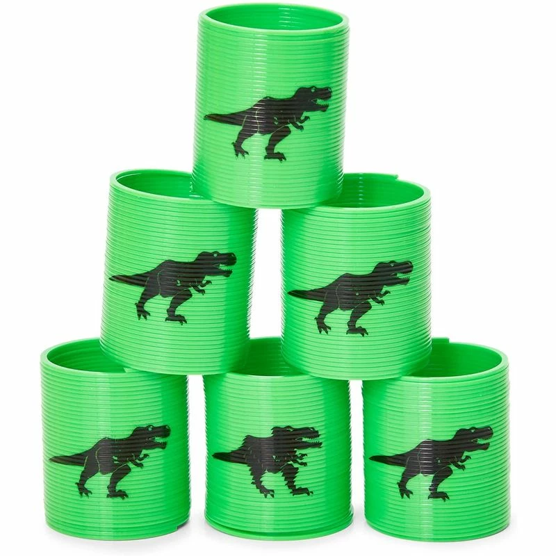 Blue Panda Dinosaur Spring Toys, Kids Birthday Party Favors (1.75 X 2 In, 24 Pack) 6 Blue Panda Dinosaur Spring Toys, Kids Birthday Party Favors (1.75 X 2 In, 24 Pack)