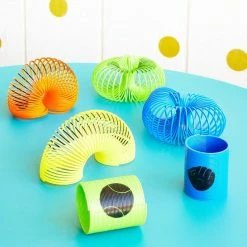 Blue Panda Sports Spring Toys, Kids Birthday Party Favors (1.75 X 2 In, 24 Pack)