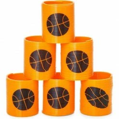 Blue Panda Sports Spring Toys, Kids Birthday Party Favors (1.75 X 2 In, 24 Pack)