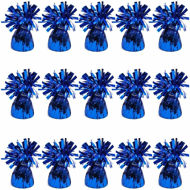 Blue Panda Blue Balloon Weights For Birthday Party Decorations (6 Oz, 4.5 In, 15 Pack) 3 Blue Panda Blue Balloon Weights For Birthday Party Decorations (6 Oz, 4.5 In, 15 Pack)