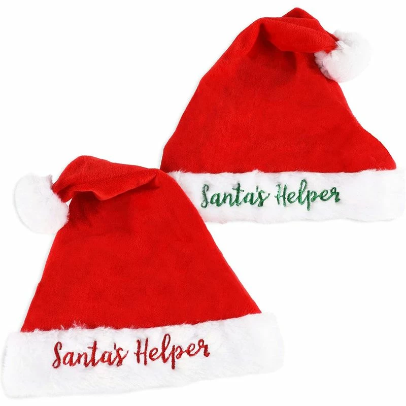 Blue Panda Red Christmas Hats, Santa's Helper Design (10.5 X 14.2 In, 2 Pack) Decorations 3 Blue Panda Red Christmas Hats, Santa's Helper Design (10.5 X 14.2 In, 2 Pack) Decorations