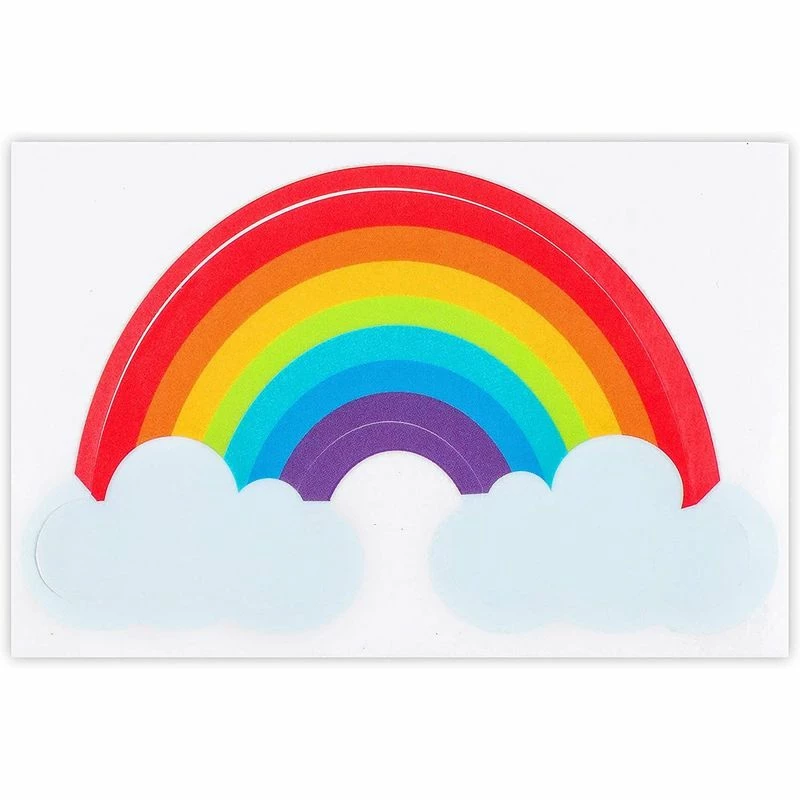 Blue Panda Special Occasions Colorful Rainbow Waterproof Decal, Vinyl Sticker (3.5 X 2 In, 36 Pack) 7 Blue Panda Special Occasions Colorful Rainbow Waterproof Decal, Vinyl Sticker (3.5 X 2 In, 36 Pack)