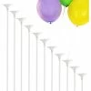 Blue Panda Balloons White Balloon Stick Holders With Cups, Party Decorations (300 Pack) 2 Blue Panda Balloons White Balloon Stick Holders With Cups, Party Decorations (300 Pack)