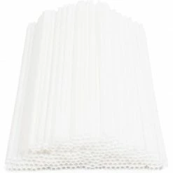 Blue Panda Balloons White Balloon Stick Holders With Cups, Party Decorations (300 Pack)