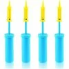 Blue Panda Blue Hand Air Pumps For Balloons, Pool Floats, Exercise Balls (4 Pack)
