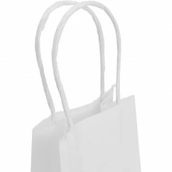 Blue Panda Party Bags And Boxes Small Kraft Paper Gift Bags With Handles (White, 3.5 X 6.25 In, 50 Pack) 13 Blue Panda Party Bags And Boxes Small Kraft Paper Gift Bags With Handles (White, 3.5 X 6.25 In, 50 Pack)