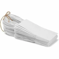 Blue Panda Party Bags And Boxes Small Kraft Paper Gift Bags With Handles (White, 3.5 X 6.25 In, 50 Pack) 15 Blue Panda Party Bags And Boxes Small Kraft Paper Gift Bags With Handles (White, 3.5 X 6.25 In, 50 Pack)