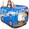 Blue Panda Pop Up Play Tent For Kids, Police Car Playhouse (43 X 28 X 28 Inches) 1 Blue Panda Pop Up Play Tent For Kids, Police Car Playhouse (43 X 28 X 28 Inches)