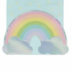 Blue Panda Special Occasions Rainbow Gift Bags With Handles And White Tissue Paper (15 Pack)