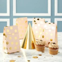 Blue Panda Special Occasions Pink Birthday Party Favor Gift Bags, Gold Foil Polka Dots Boxes (24 Pack) 13 Blue Panda Special Occasions Pink Birthday Party Favor Gift Bags, Gold Foil Polka Dots Boxes (24 Pack)