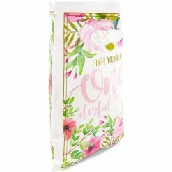 Blue Panda Girls 1st Birthday Party Favor Goodie Bags, Hawaiian Luau Decorations (100 Pack)