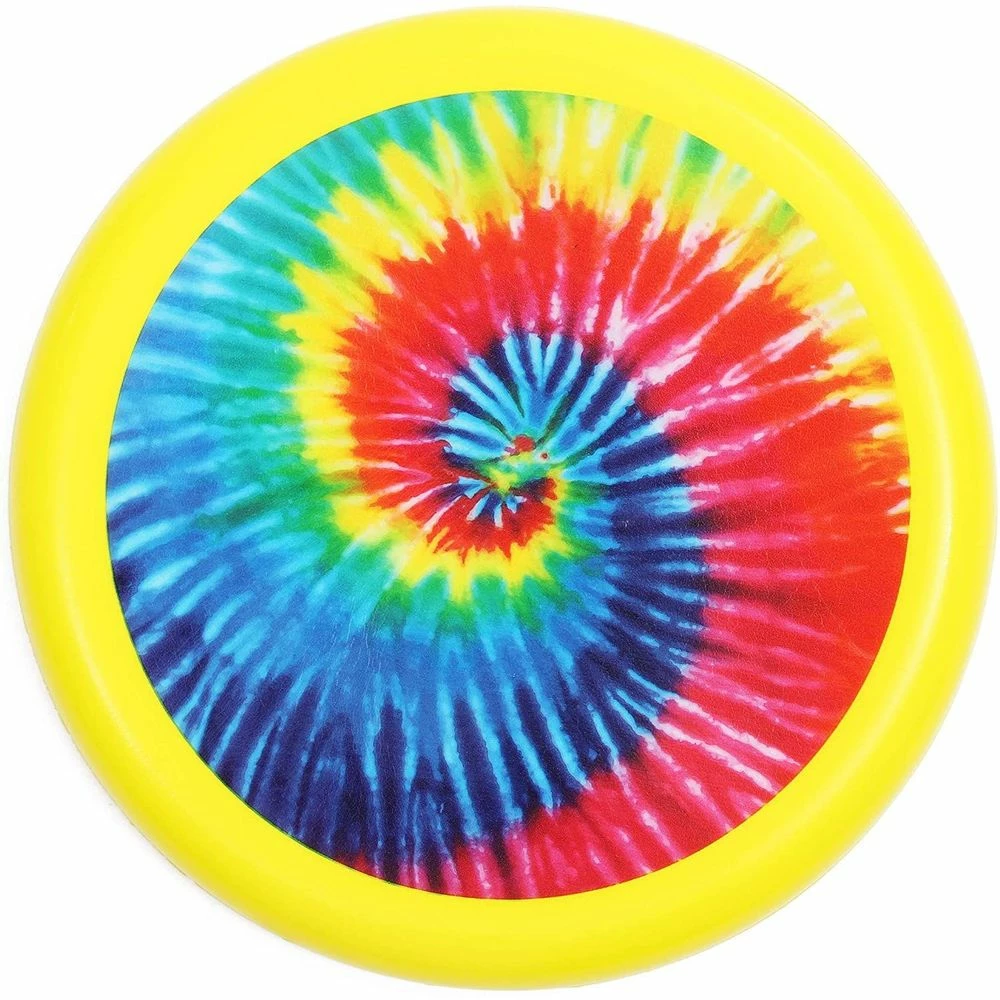 Blue Panda Tie-Dye Soft Flying Discs For Kids, Outdoor Family Games (8 In, Yellow, 4 Pack) 8 Blue Panda Tie-Dye Soft Flying Discs For Kids, Outdoor Family Games (8 In, Yellow, 4 Pack)