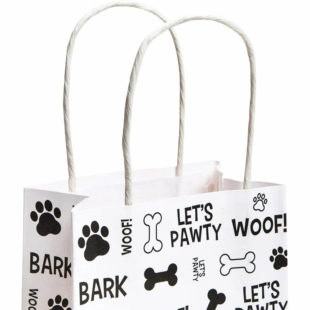 Blue Panda Dog Gift Bags With Handles, Lets Pawty, Woof, Bark (13.2 In, 24 Pack) 10 Blue Panda Dog Gift Bags With Handles, Lets Pawty, Woof, Bark (13.2 In, 24 Pack)