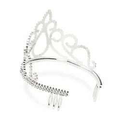 Blue Panda Special Occasions Princess Tiara Crowns For Girls And Birthday Party Dress-Up (Silver, 12 Pack) 16 Blue Panda Special Occasions Princess Tiara Crowns For Girls And Birthday Party Dress-Up (Silver, 12 Pack)
