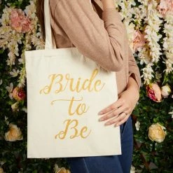 Blue Panda Bridal Shower Party Favor Tote Bags For Bridesmaid Proposal Gifts (5 Pack) 15 Blue Panda Bridal Shower Party Favor Tote Bags For Bridesmaid Proposal Gifts (5 Pack)