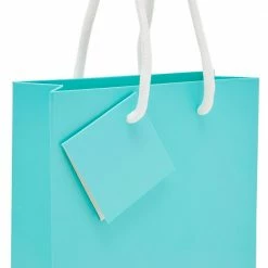Blue Panda Small Teal Party Favor Gift Bags With Handles, Tissue Paper (5.5 X 7.9 In, 20 Pack) Party Bags And Boxes 15 Blue Panda Small Teal Party Favor Gift Bags With Handles, Tissue Paper (5.5 X 7.9 In, 20 Pack) Party Bags And Boxes