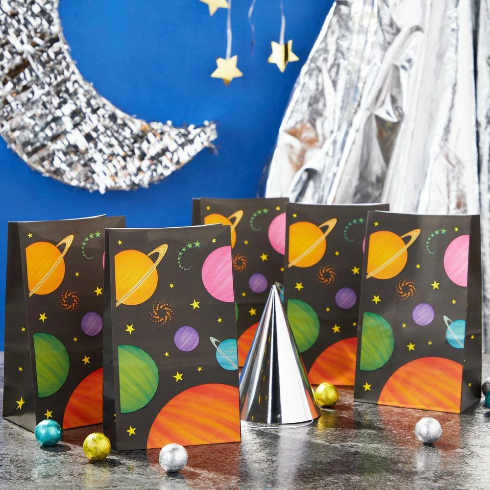Blue Panda Special Occasions Outer Space Party Favor Bags For Kids Birthday (36 Pack) 4 Blue Panda Special Occasions Outer Space Party Favor Bags For Kids Birthday (36 Pack)