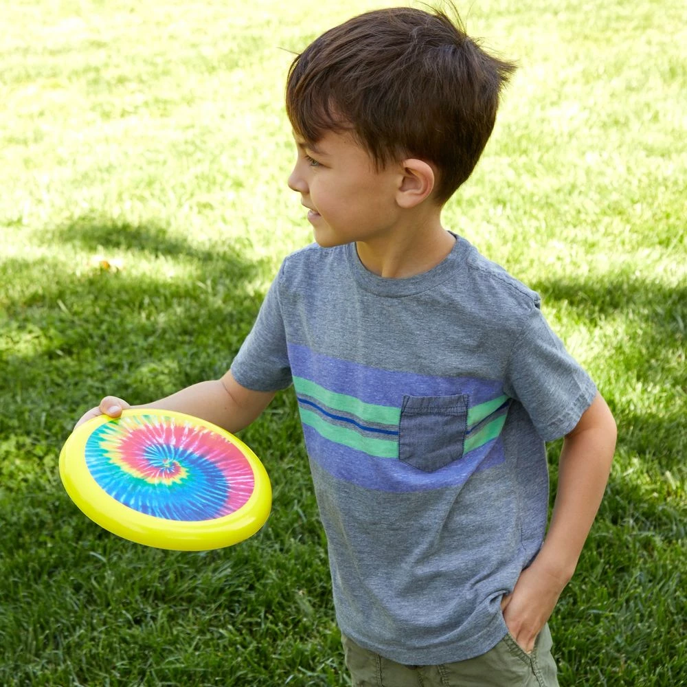 Blue Panda Tie-Dye Soft Flying Discs For Kids, Outdoor Family Games (8 In, Yellow, 4 Pack) 5 Blue Panda Tie-Dye Soft Flying Discs For Kids, Outdoor Family Games (8 In, Yellow, 4 Pack)