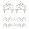 Blue Panda Special Occasions Princess Tiara Crowns For Girls And Birthday Party Dress-Up (Silver, 12 Pack) 2 Blue Panda Special Occasions Princess Tiara Crowns For Girls And Birthday Party Dress-Up (Silver, 12 Pack)
