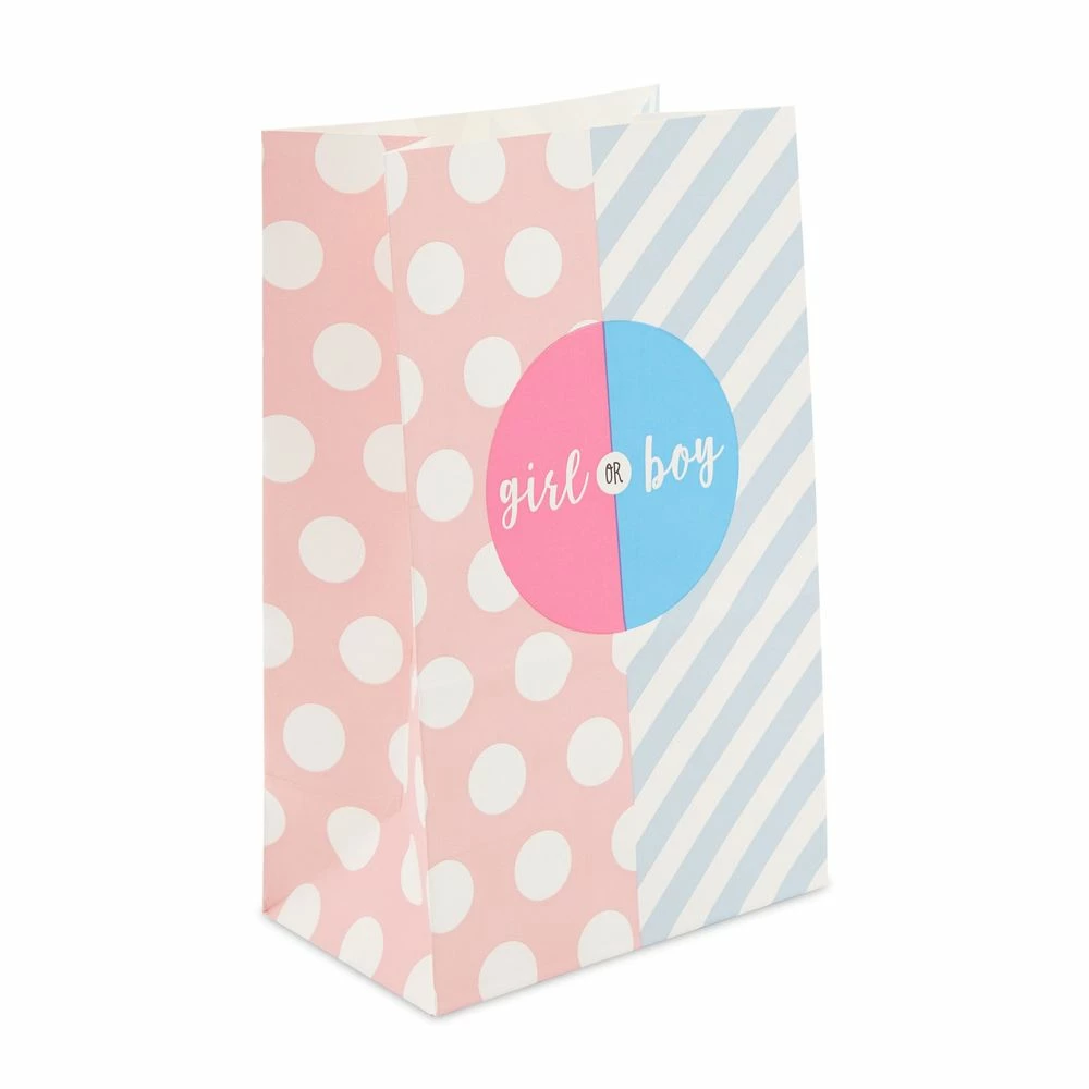Blue Panda Special Occasions Party Favor Bags For Gender Reveal, Baby Shower (Pink, Blue, 36 Pack) 6 Blue Panda Special Occasions Party Favor Bags For Gender Reveal, Baby Shower (Pink, Blue, 36 Pack)