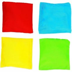 Blue Panda Hopscotch Game For Kids, 10 Rings, 4 Bean Bags, 15 Connectors (29 Pieces)