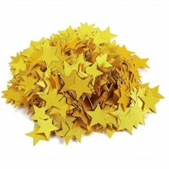 Blue Panda Gold Star Glitter Confetti, Birthday And Graduation Party Decorations (500 Pieces)