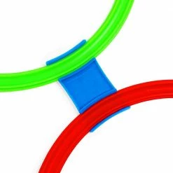 Blue Panda Hopscotch Game For Kids, 10 Rings, 4 Bean Bags, 15 Connectors (29 Pieces)